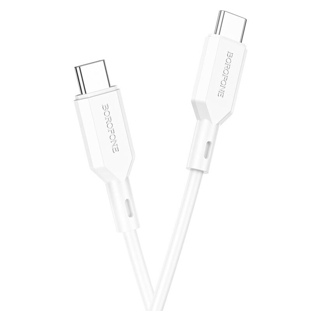 Кабель TypeC - TypeC BOROFONE BX70 60W (белый) 1м