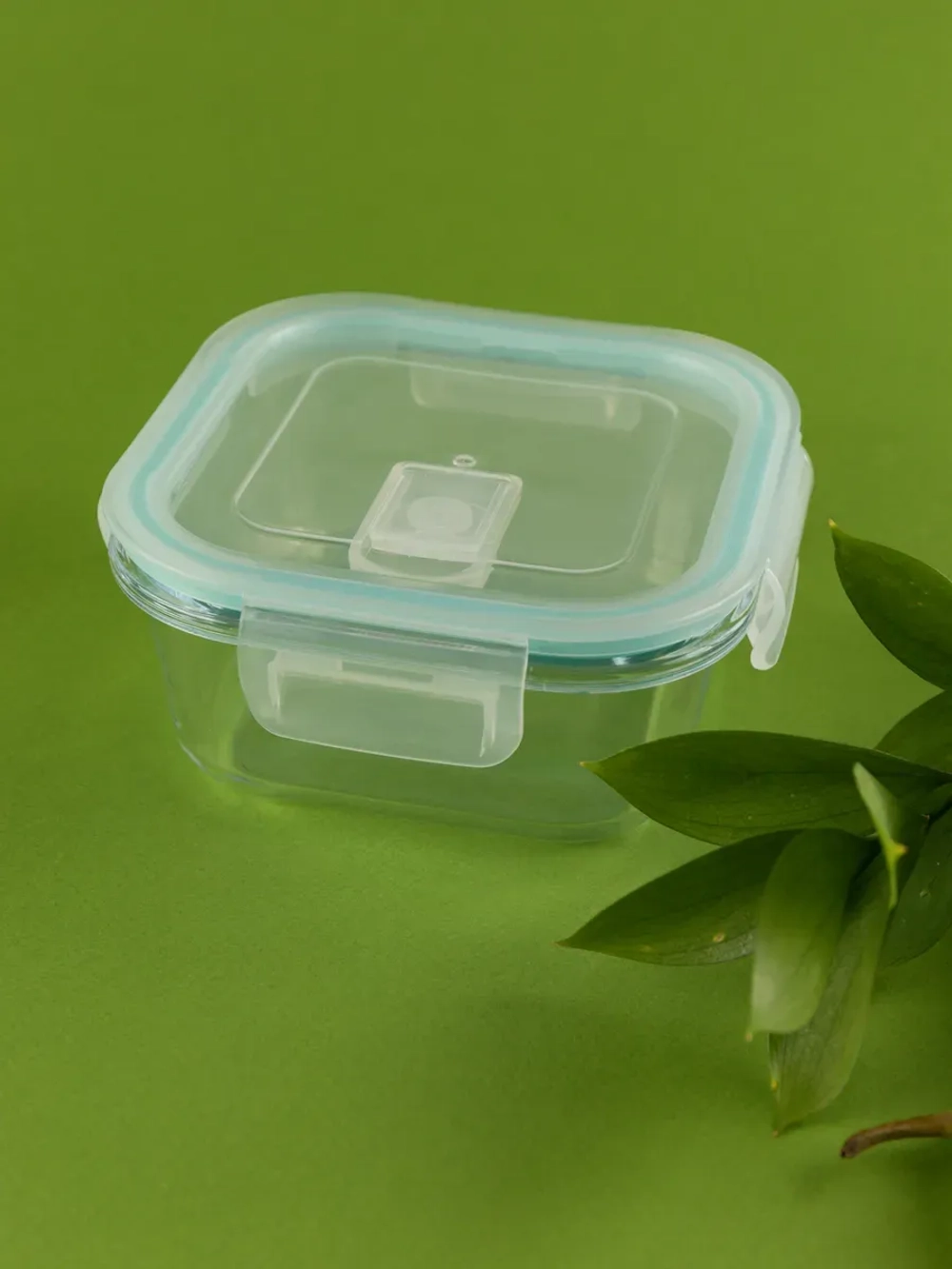 Контейнеры для еды стеклянные, 3 шт, с крышкой, герметичные