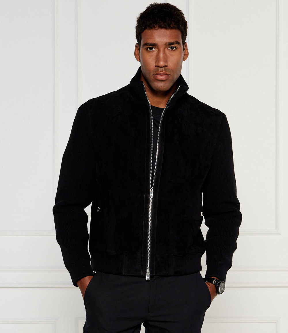 Кожаная куртка H-Mersey BOSS BLACK - черный(50519802)