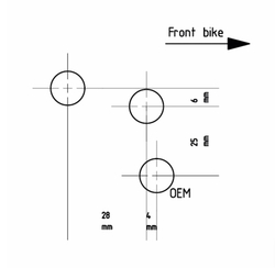 Ducati Performance Регулируемый педальный узел Streetfighter V2 (2025+) 96282201AA