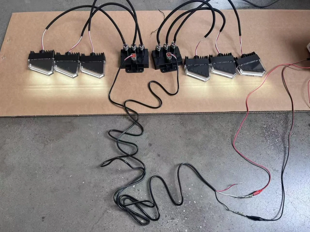 Карбоновая губа переднего бампера со светом для Mercedes-Benz G-Class W465 G63 G500 2025+ гелик гелентваген