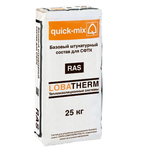 Состав штукатурный базовый для СФТК Quick-Mix 25 кг