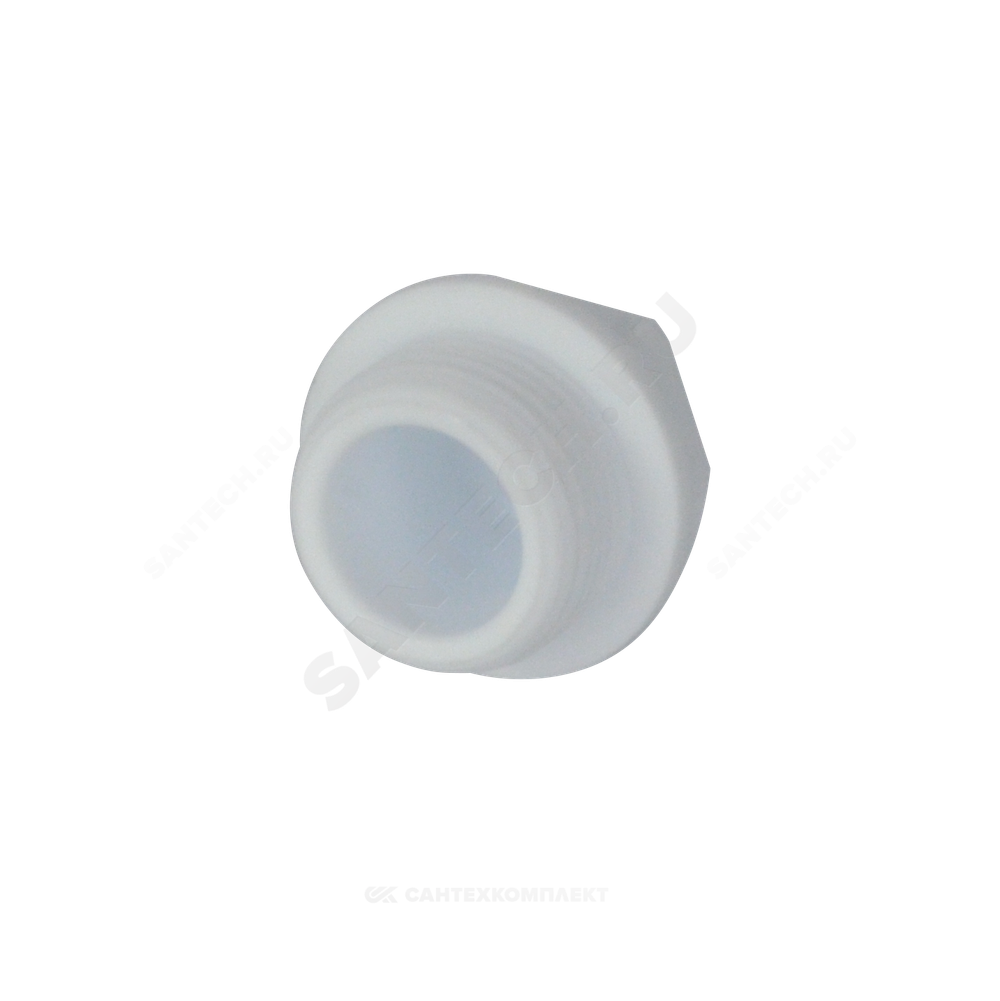Заглушка (пробка) PP-R белая Дн 32х1" НР VALFEX 10163032