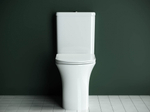 Унитаз-компакт безободковый Ceramica Nova Star CN1904-B с крышкой-сиденьем микролифт, белый глянец