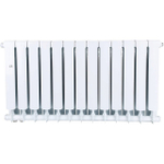 Радиатор биметаллический STOUT Space 500 - 13 секций (подключение нижнее правое, цвет белый)