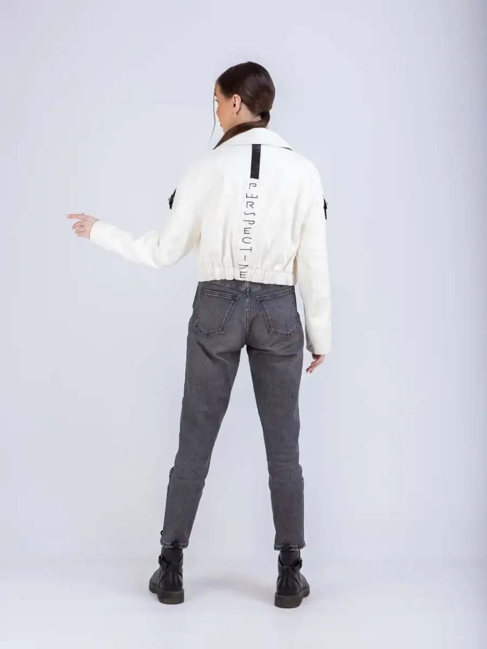 Косуха кожаная куртка женская Турция