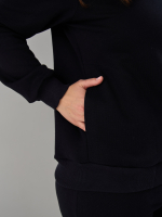 Костюм с брюками КБфп-584/черный-надпись