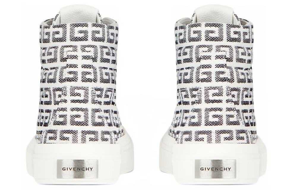 Givenchy City High Top In 4G Black White