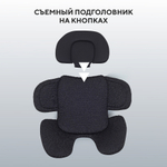 Детская коляска Rant Teo Soft 3 в 1 с автокреслом Aster Zero Black Cloud