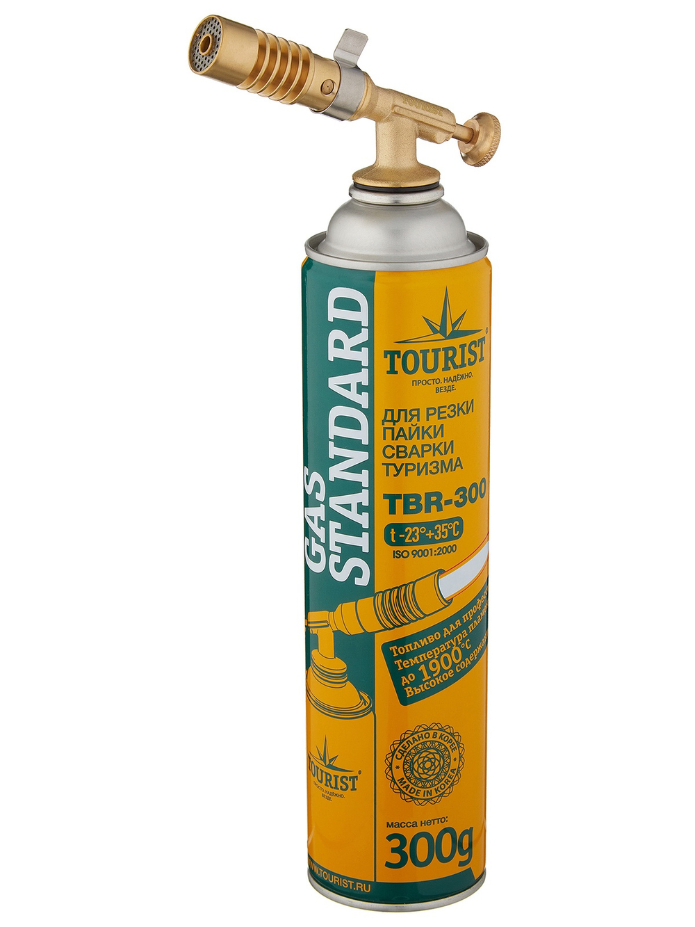 Резак газовый TOURIST METALLICA цельнометаллический корпус, на резьбовой баллон