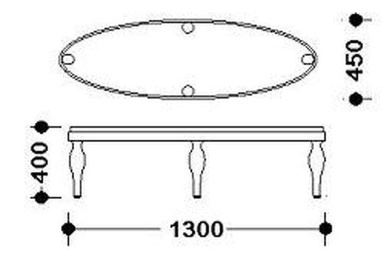 Банкетка PALERMO, FRATELLI BARRI