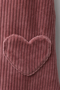 ZARA САРАФАН С КАРМАНАМИ-СЕРДЕЧКАМИ, РОЗОВАТЫЙ