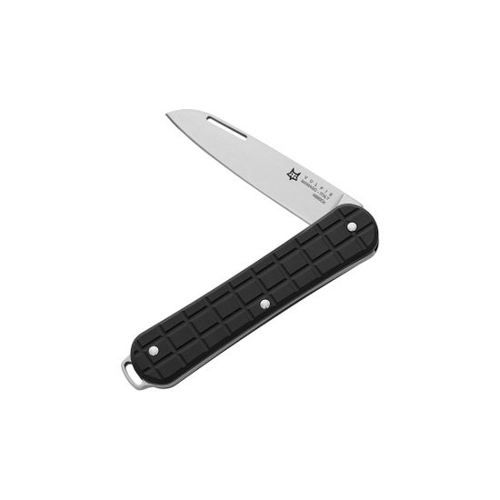 Нож Fox Knives FX-VPGP130 BK Vulpis - нож складной, рук-ть черн. алюм. "Granade Pattern", клинок N690Co