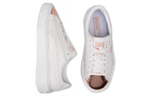 PUMA Basket Platform Metallic "White Rose Gold" Women"s
