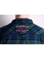 Рубашка мужская в клетку теплая с длинным рукавом  XXL