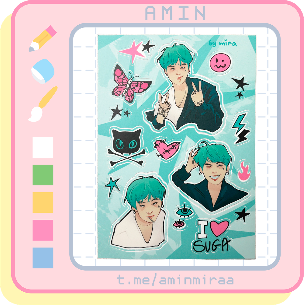 Плюшка / Стикер #40 / BTS