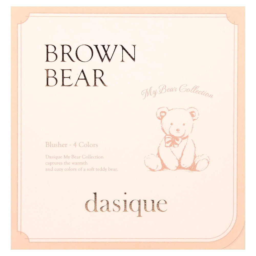 Dasique, My Bear Collection, растушевка для настроения, оттенок 16, бурый медведь, 8,8 г (0,31 унции)