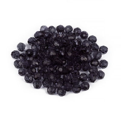 Бусина "Zlatka" акрил ABR 8 мм 25 г 198 черный