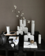 Ваза Cobra Double, Mini - Bubble White