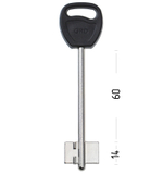 Заготовка сувальдного ключа 10701 GRD11DP