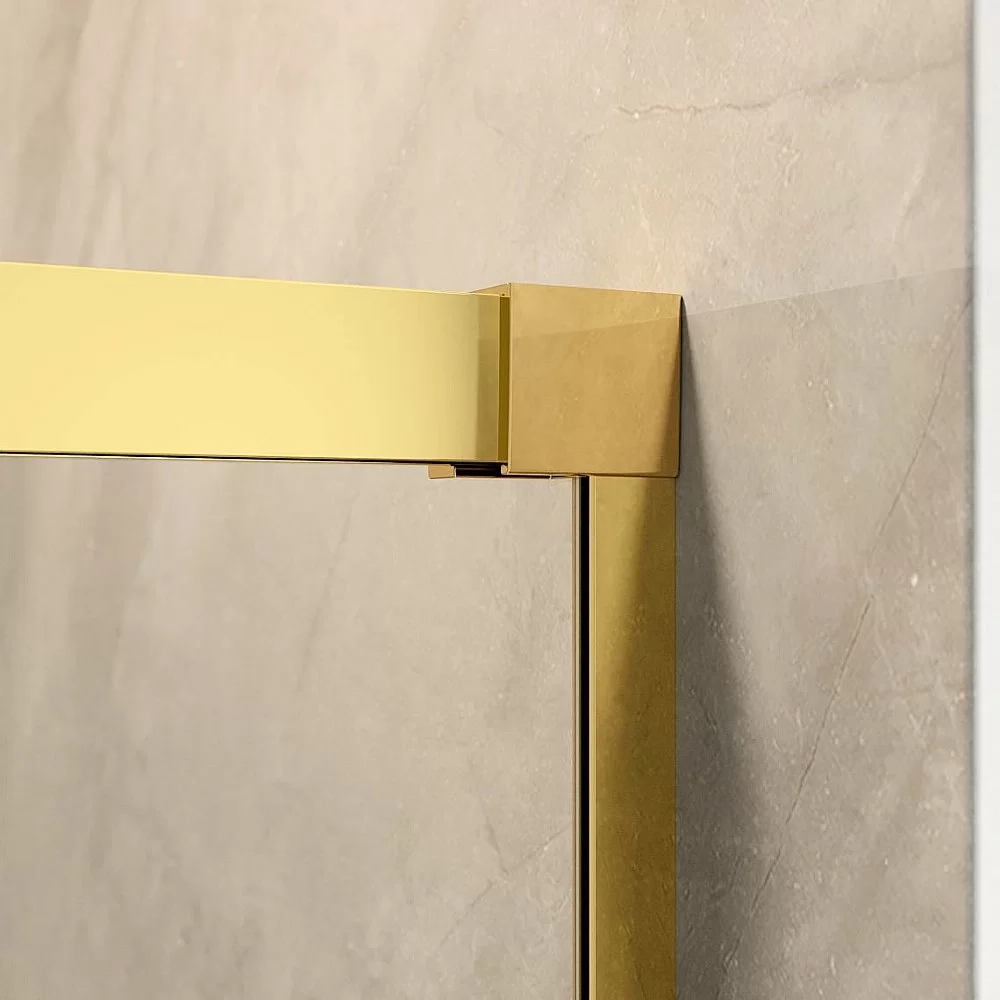 Душевой уголок Radaway Idea Gold KDJ 120х100 L стекло прозрачное/профиль золото
