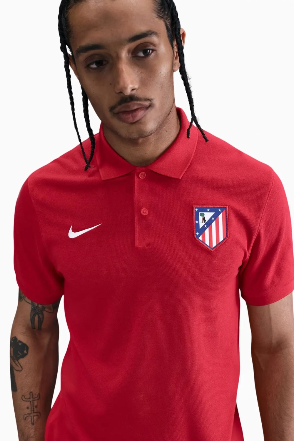 Футболка Nike Atletico Madrid 25/26 Dri-FIT Polo - красный