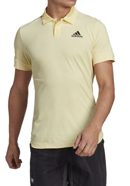 Мужское теннисное поло Adidas New York Polo - almost yellow