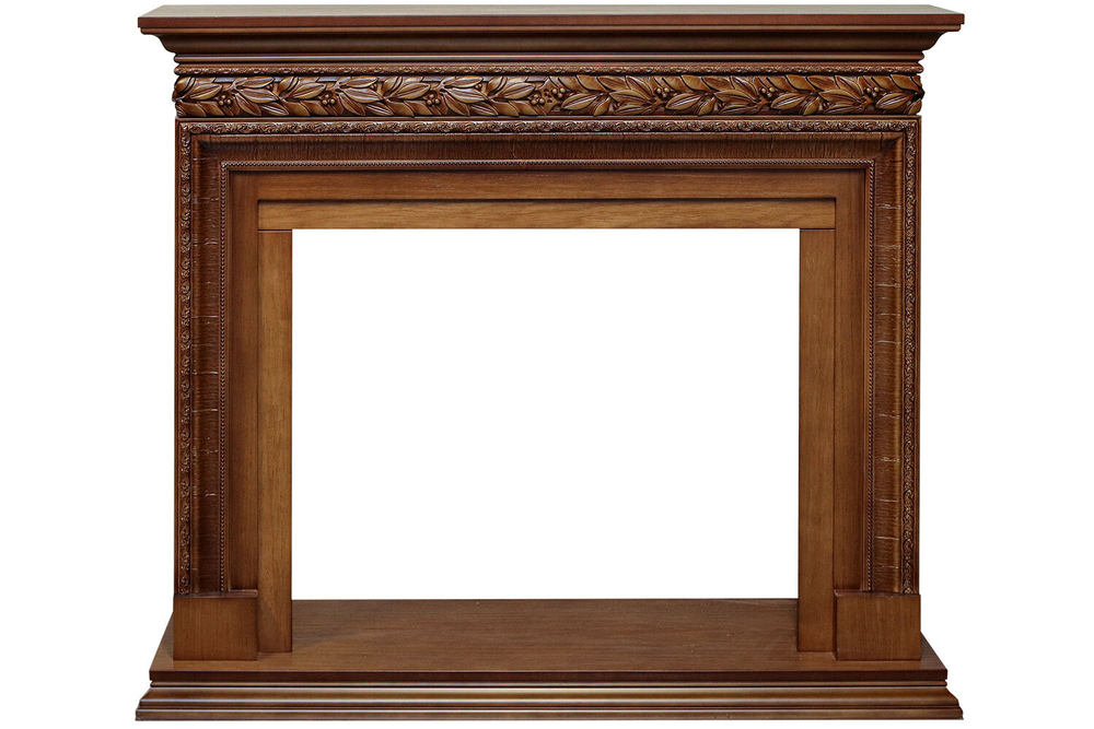 Каминокомплект Valletta - Орех (Ширина 1245 мм) с очагом Vision 30 EF LED FX