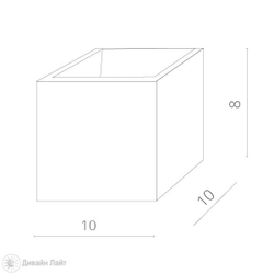 Настенный светильник Arte Lamp A1423AP-1WH