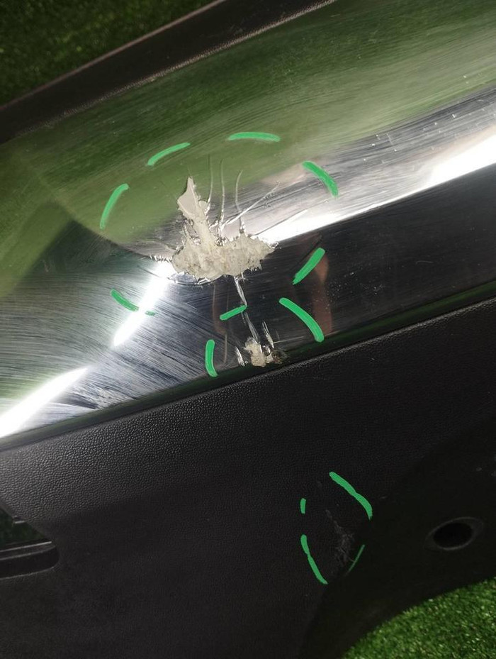 Юбка заднего бампера Mercedes GLE C292 (2015-2019) AMG