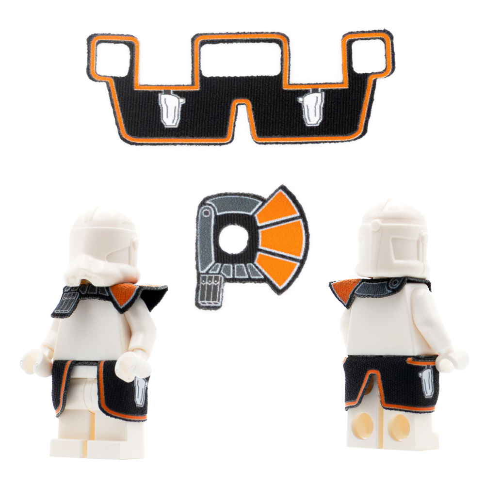 Комплект тканевых аксессуаров для клонов коммандеров (Цвета в ассортименте)