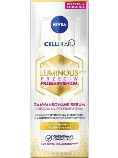 Nivea Cellular Luminous 630 zaawansowane serum kuracja na przebarwienia 30ml