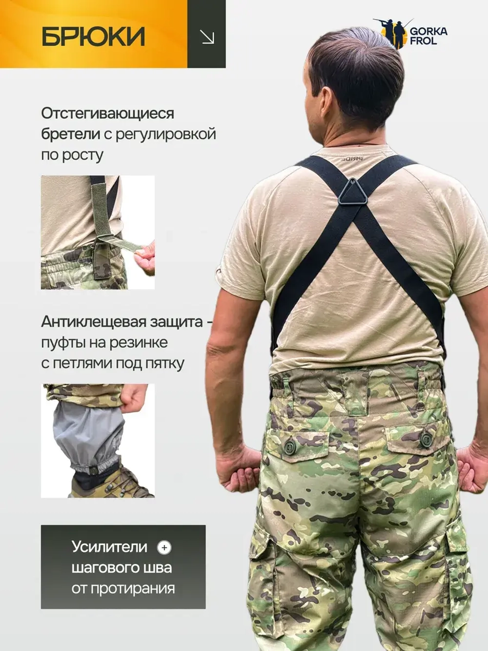 Костюм Горка 6М "Мультикам" с флисом, Рип-стоп (Беларусь)