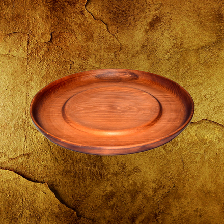Деревянная тарелка Art of Siberia из дерева сибирский кедр 350 мм. T18