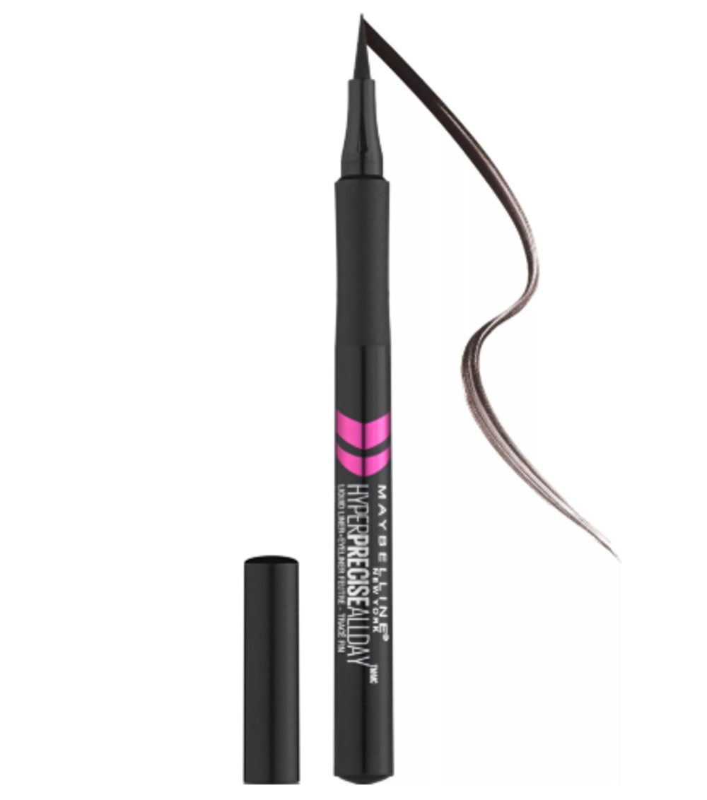 Maybelline Подводка-фломастер для глаз Hyper Precise, сктойкая 24ч, тон №701, Матовый черный, 1,1 мл