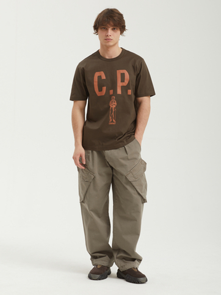 Мужская Футболка In Mercerized Jersey 30/2 Twisted