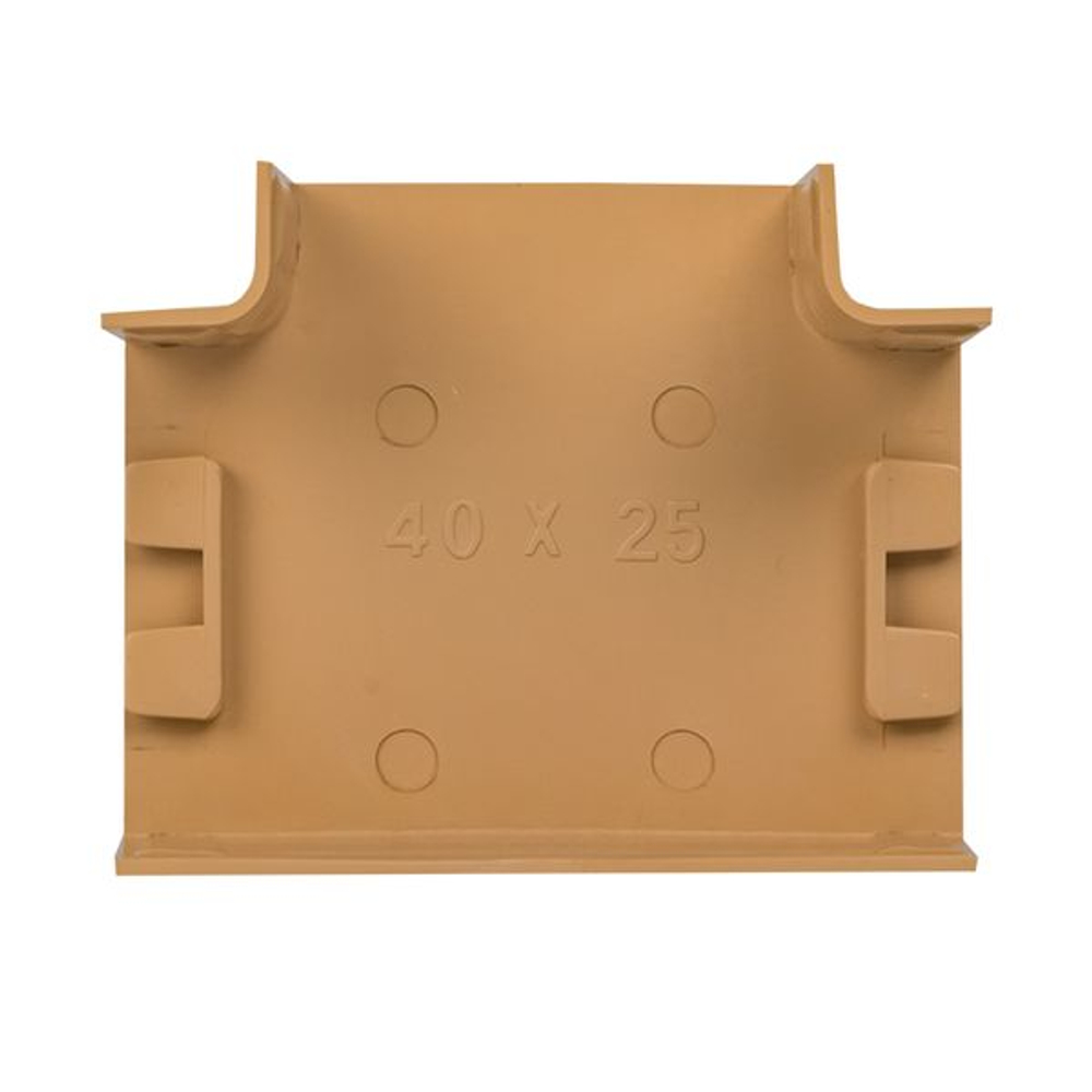 Угол T-образный (40x25) (4 шт) светлое дерево EKF-Plast