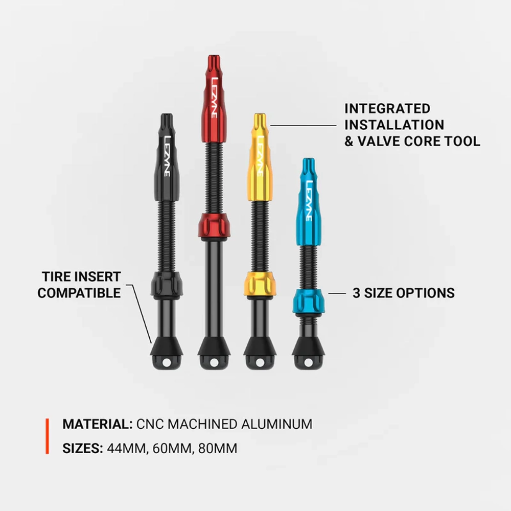 Ниппель бескамерный Lezyne CNC TLR VALVE PRO