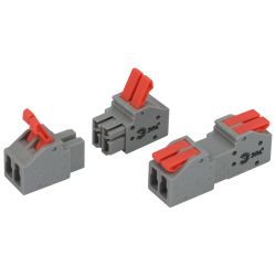 Клемма ЭРА NO-225-403 проходная разъёмная 222-2412R с рычагами 2 полюса 0.08-2.5/4 мм2 упаковка 20 шт | Электротовары