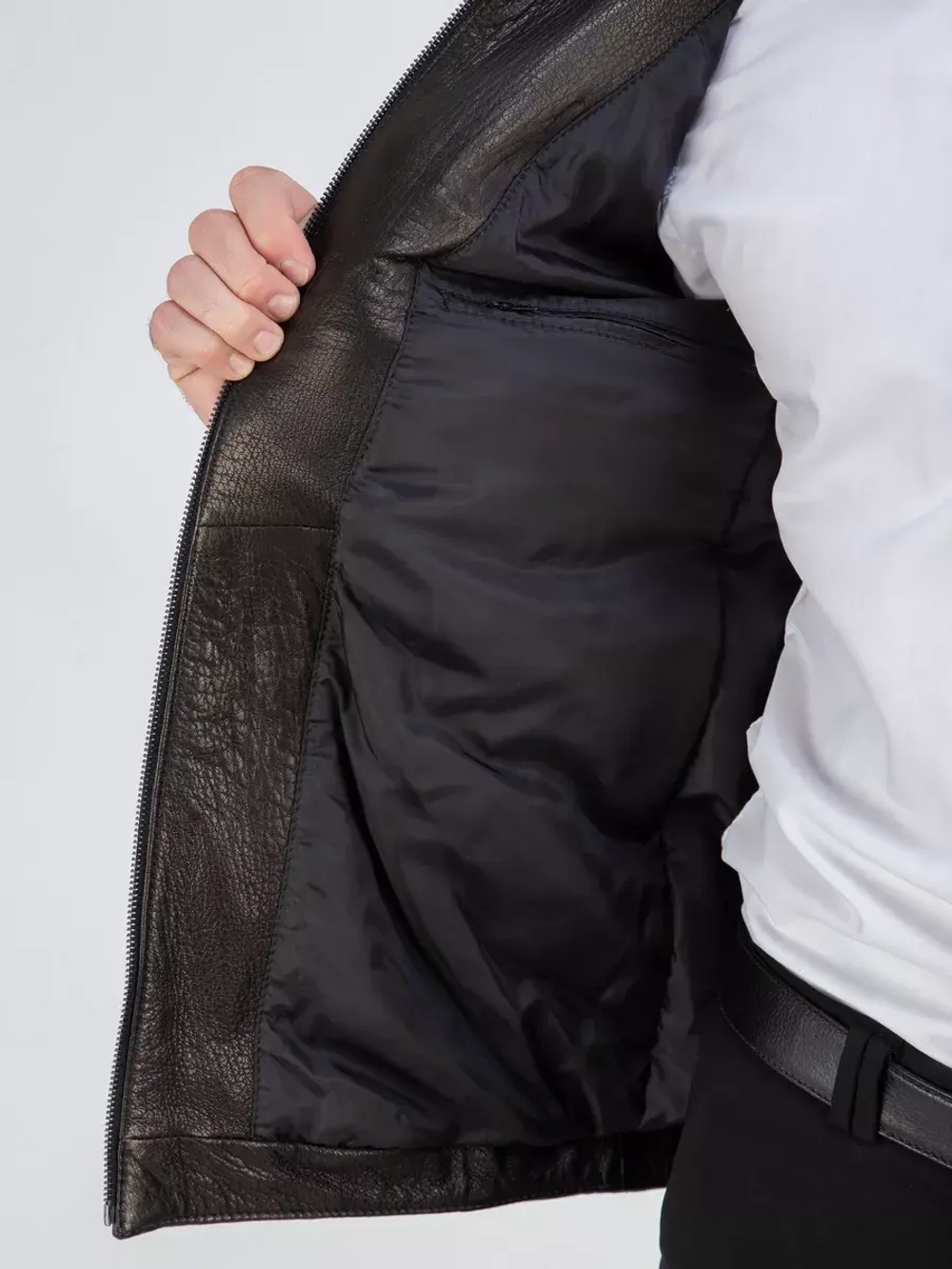 Куртка кожаная демисезонная Турция