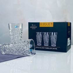 Lenardi 588-573 Набор из 6 стаканов 290мл в под.уп.(х8)Стекло