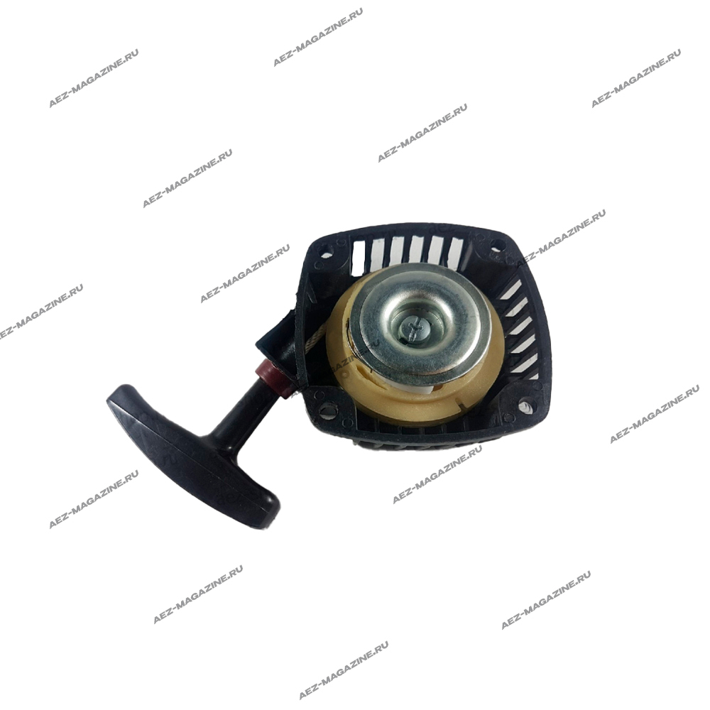 Ручной стартер для бензокос, H-26, 57мм между центрами отверстий, выскакивающий шкив боковой