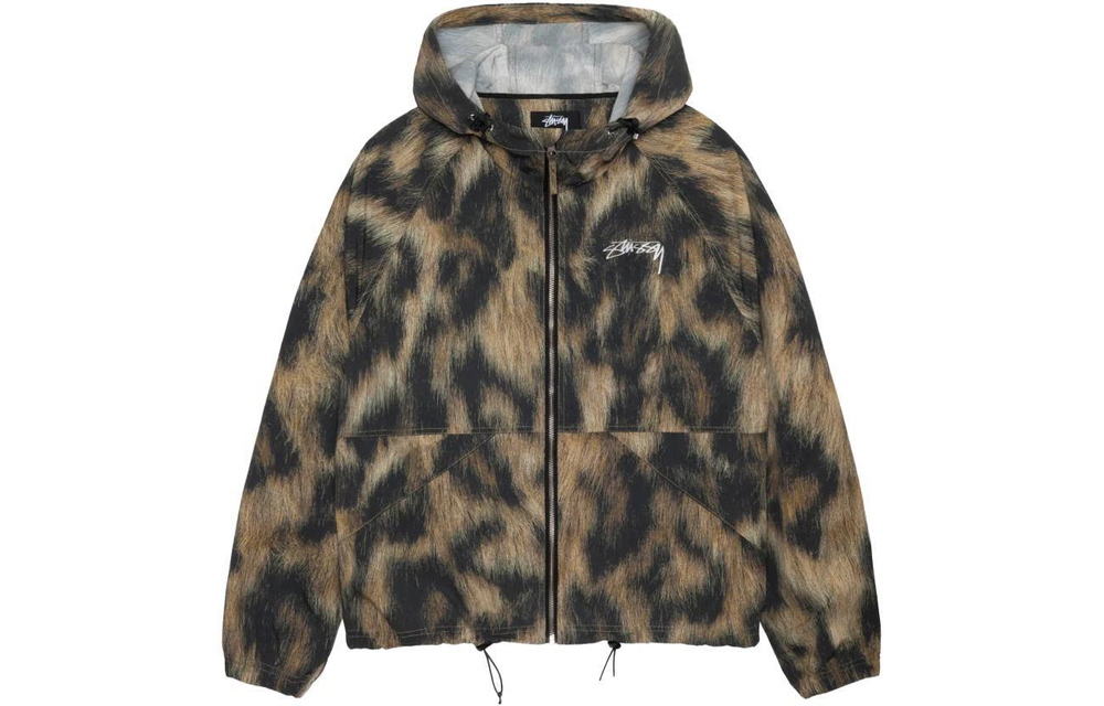 Куртки Stussy FW23 BEACH SHELL FUR PRINT, 115724