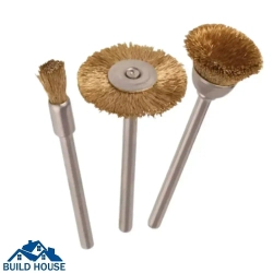 Щетки для гравера и дрели по металлу 3шт