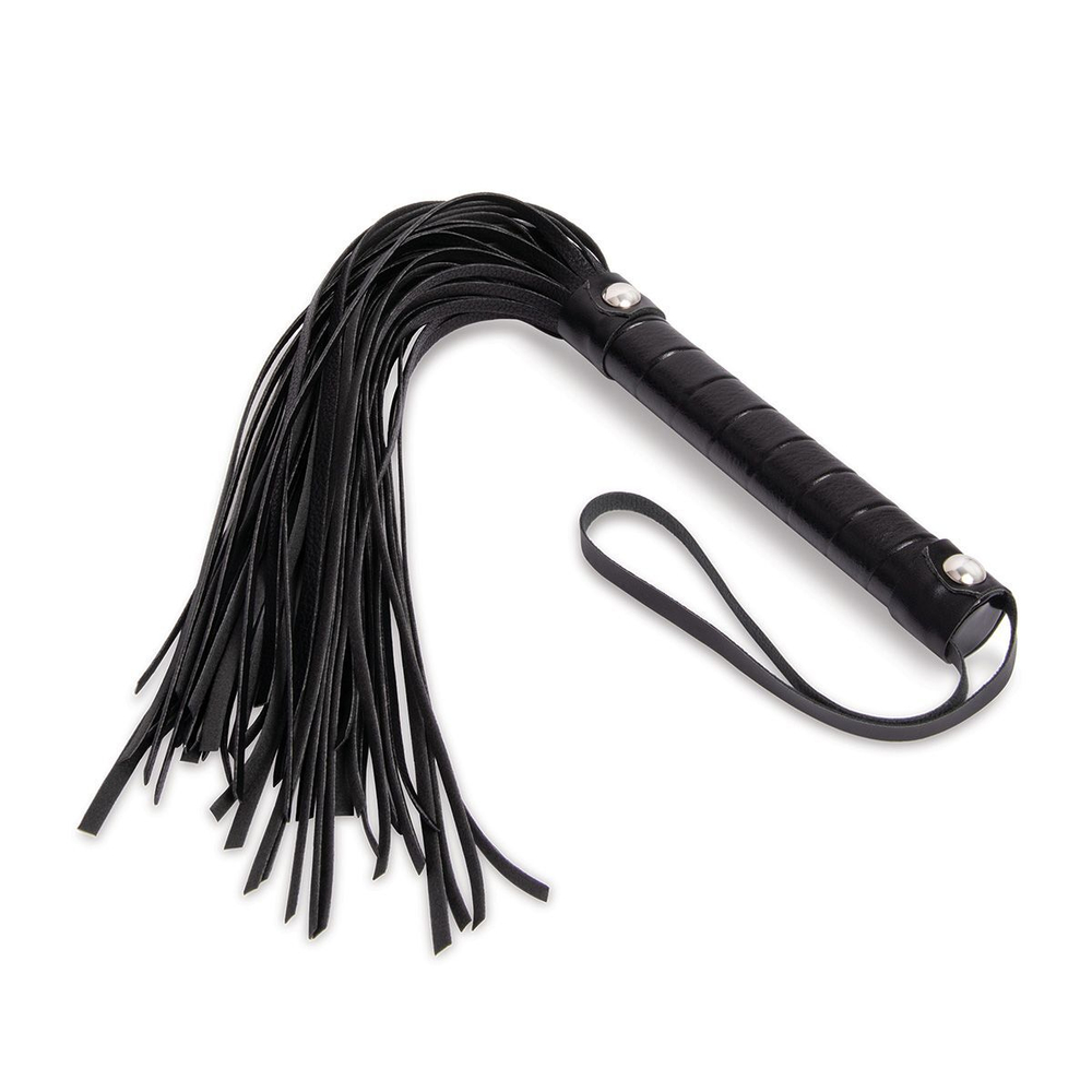 Эротический набор 4PC Bondage Bed Strap & Flogger Kit (Цвет: черный)