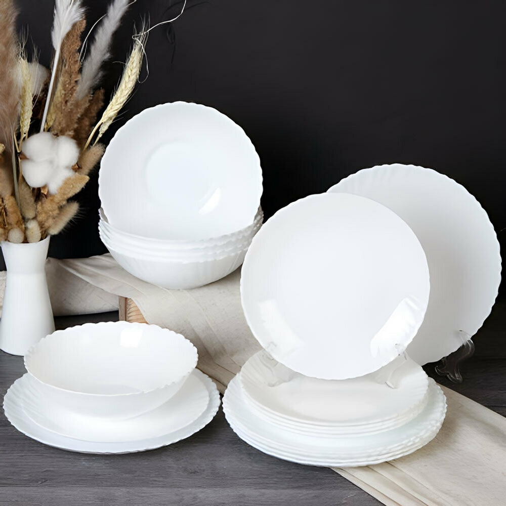 Столовый набор 18 предметов "Классика" 18LHP75857 (WHITE)