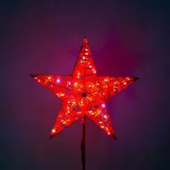 Макушка Кремлевская из стекло-нити 150 см. для елей высотой от 10 до 20 м., красная, Green Trees (krem-sn-150red)