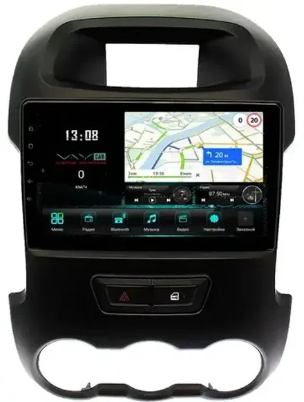 Магнитола для Ford Ranger 2011-2015 - Vaycar VA17-0245 на Android 13, 8-ядер, 4G SIM-слот