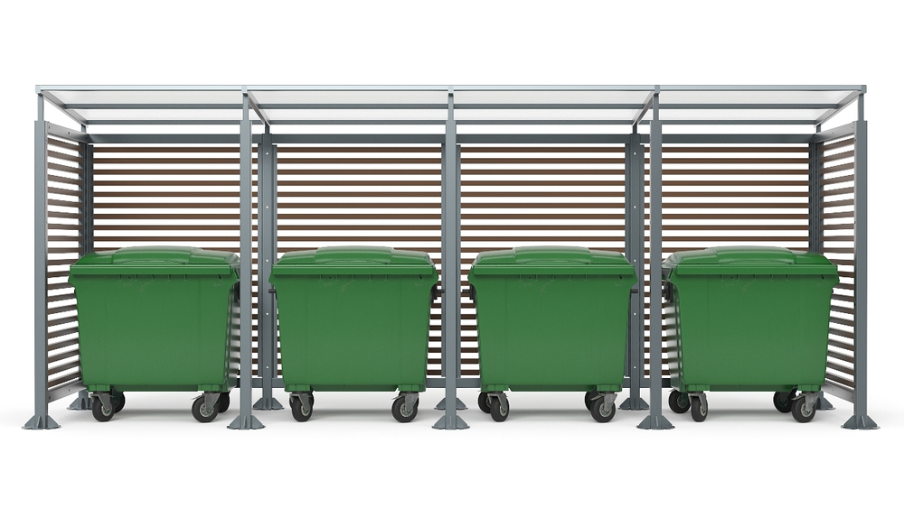 Контейнерная мини-4 дерево без ворот SK00096