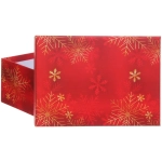 Коробка подарочная «Снежинки» 21*15*8,5 см